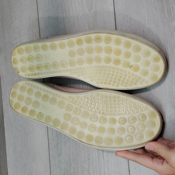 Ecco Womens Comfort Leather Loafer slide slip on shoes sz 42/11 Extra Wide - Picture 11 of 15